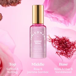 Fable & Mane Hair & Body Fragrance Mist - Jaipur Rose 75ml