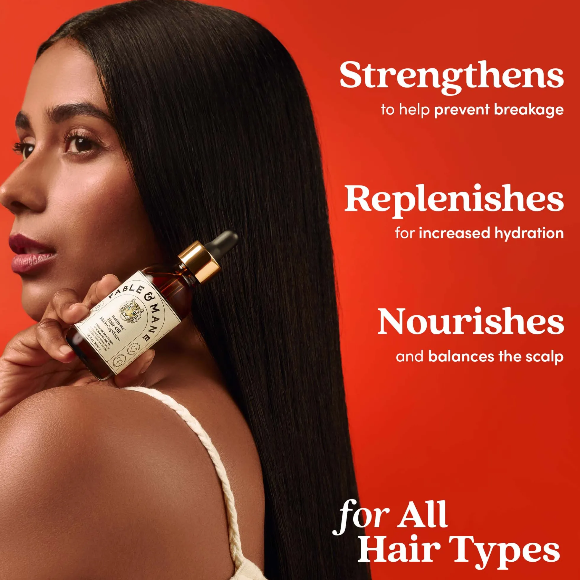 Fable & Mane HoliRoots Hair Oil 55ml