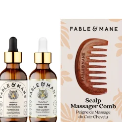 Fable & Mane Holiroots, MahaMane & Scalp Comb Bundle (Worth £81)
