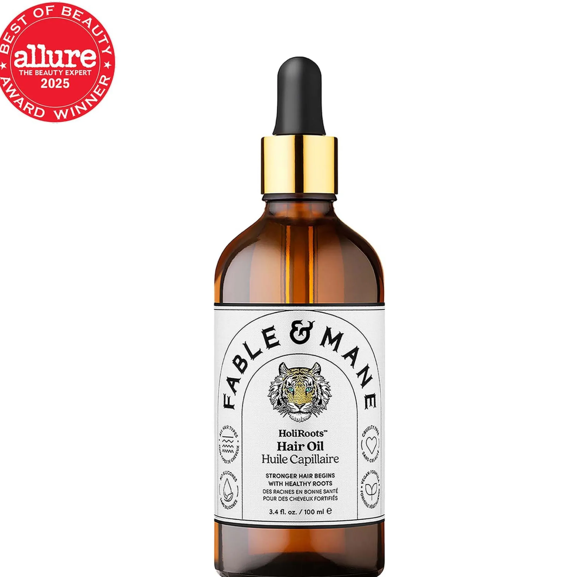 Fable & Mane HoliRoots Pre-Wash Strengthening Treatment Hair Oil 100ml
