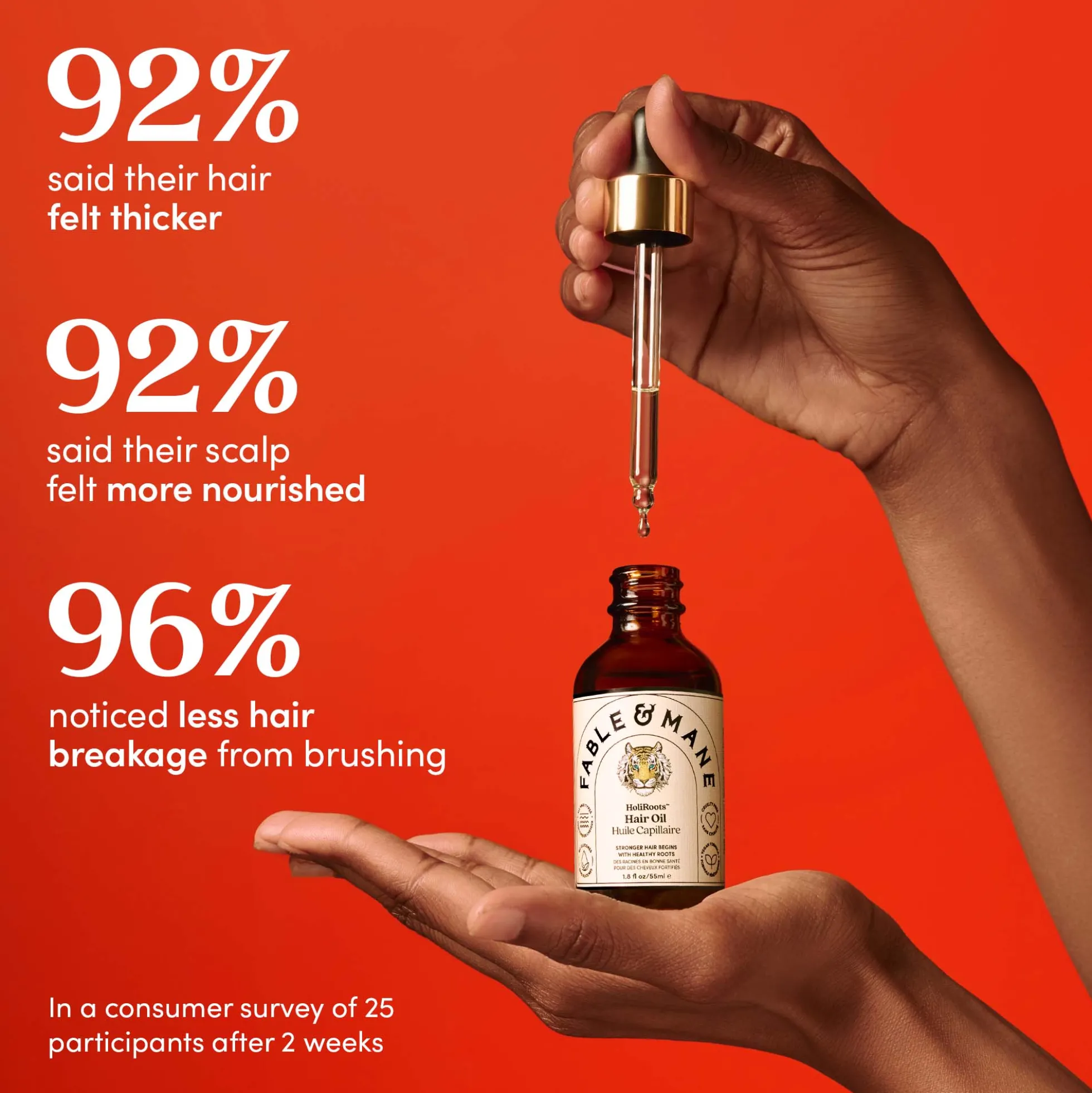 Fable & Mane HoliRoots Pre-Wash Strengthening Treatment Hair Oil 100ml