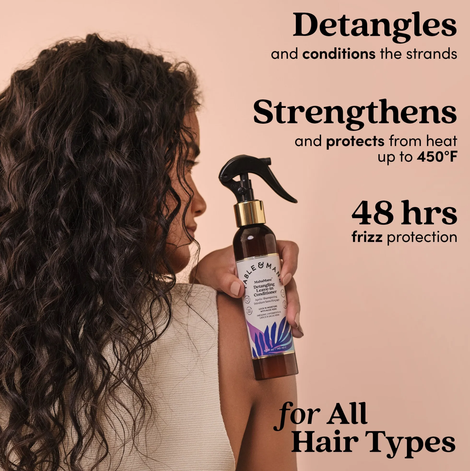 Fable & Mane Mahamane Detangling Leave-in Conditioner 140ml