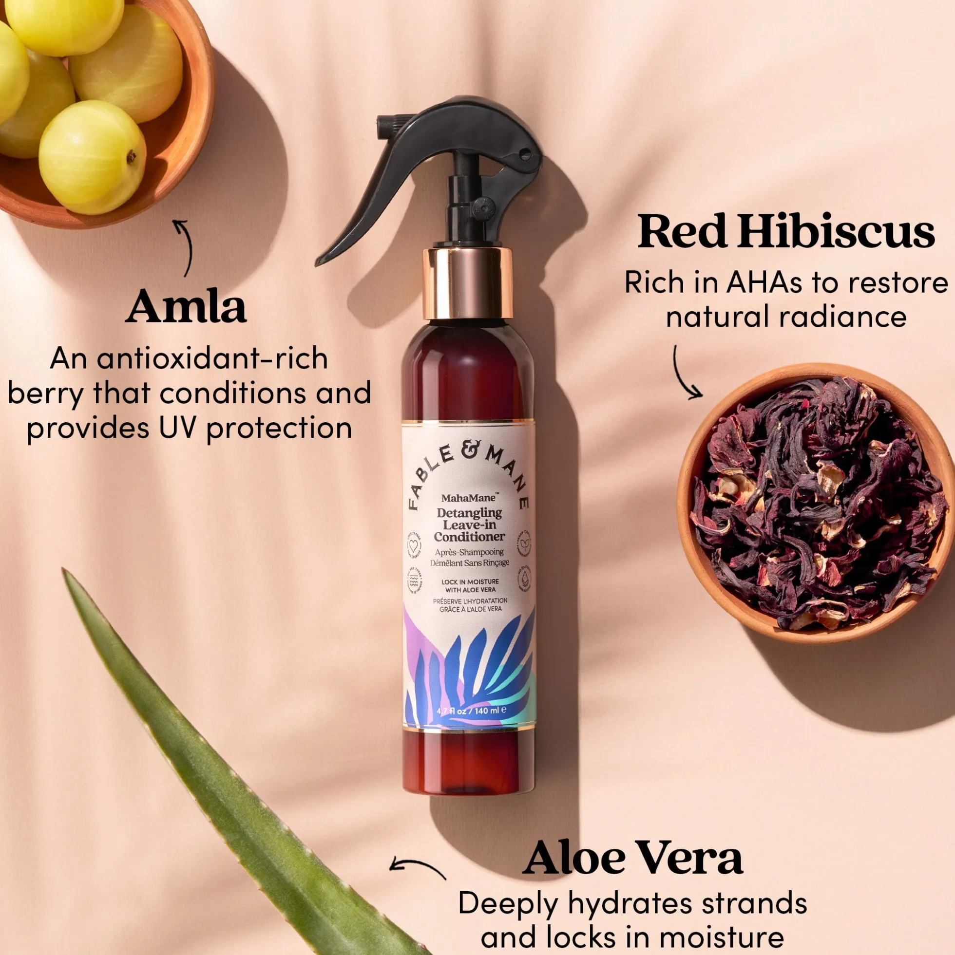Fable & Mane Mahamane Detangling Leave-in Conditioner 140ml