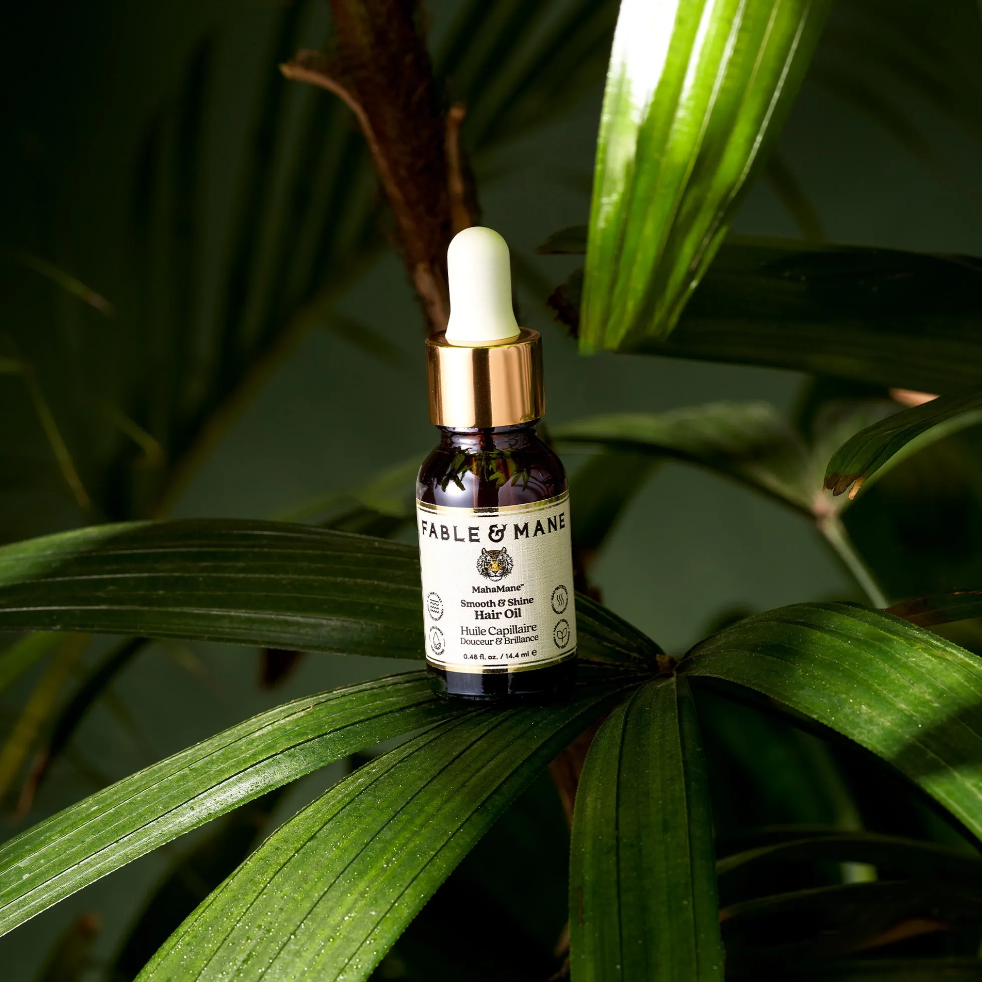 Fable & Mane MahaMane Smooth and Shine Hair Oil - 14.4ml