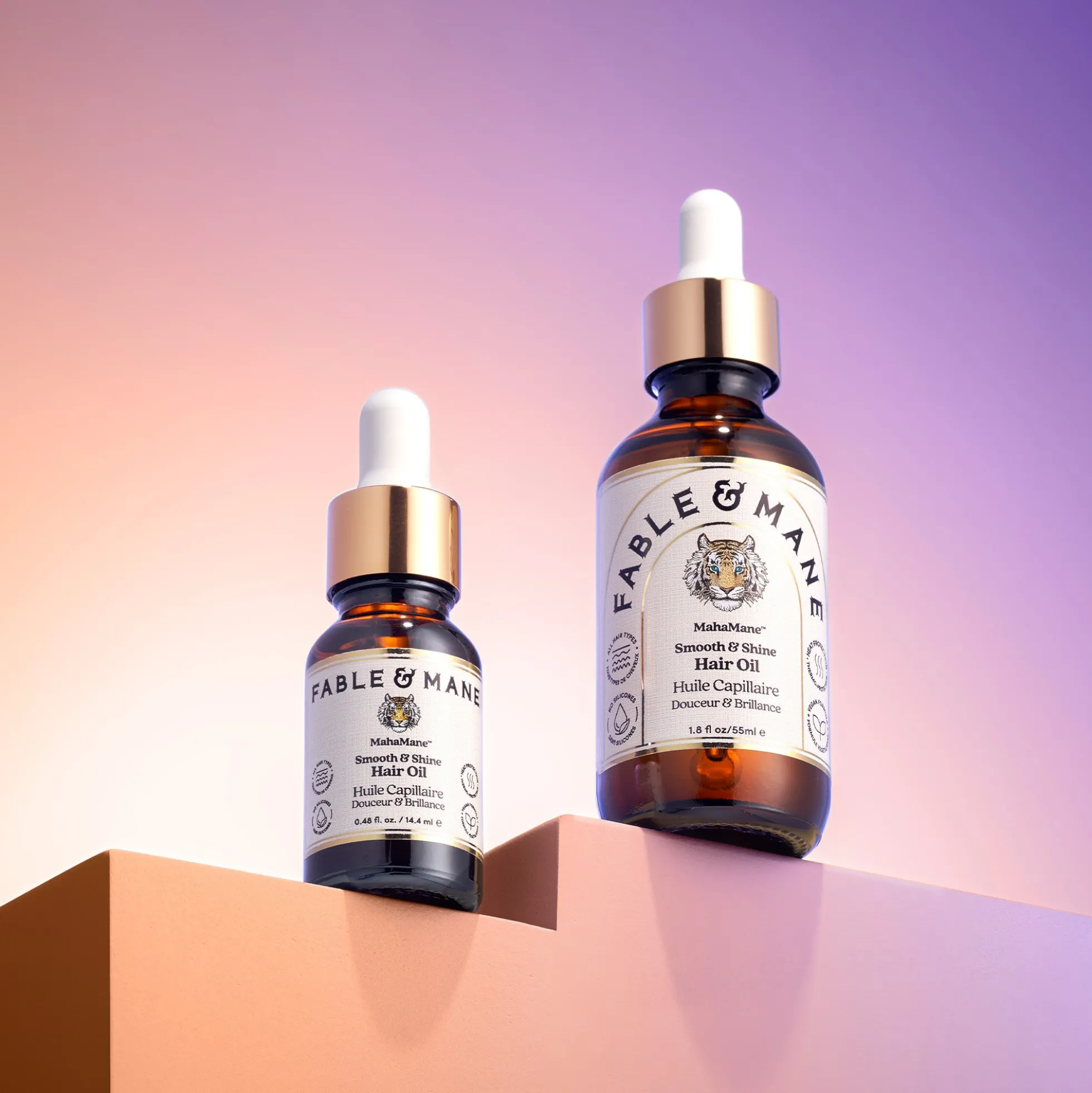 Fable & Mane MahaMane Smooth and Shine Hair Oil - 14.4ml