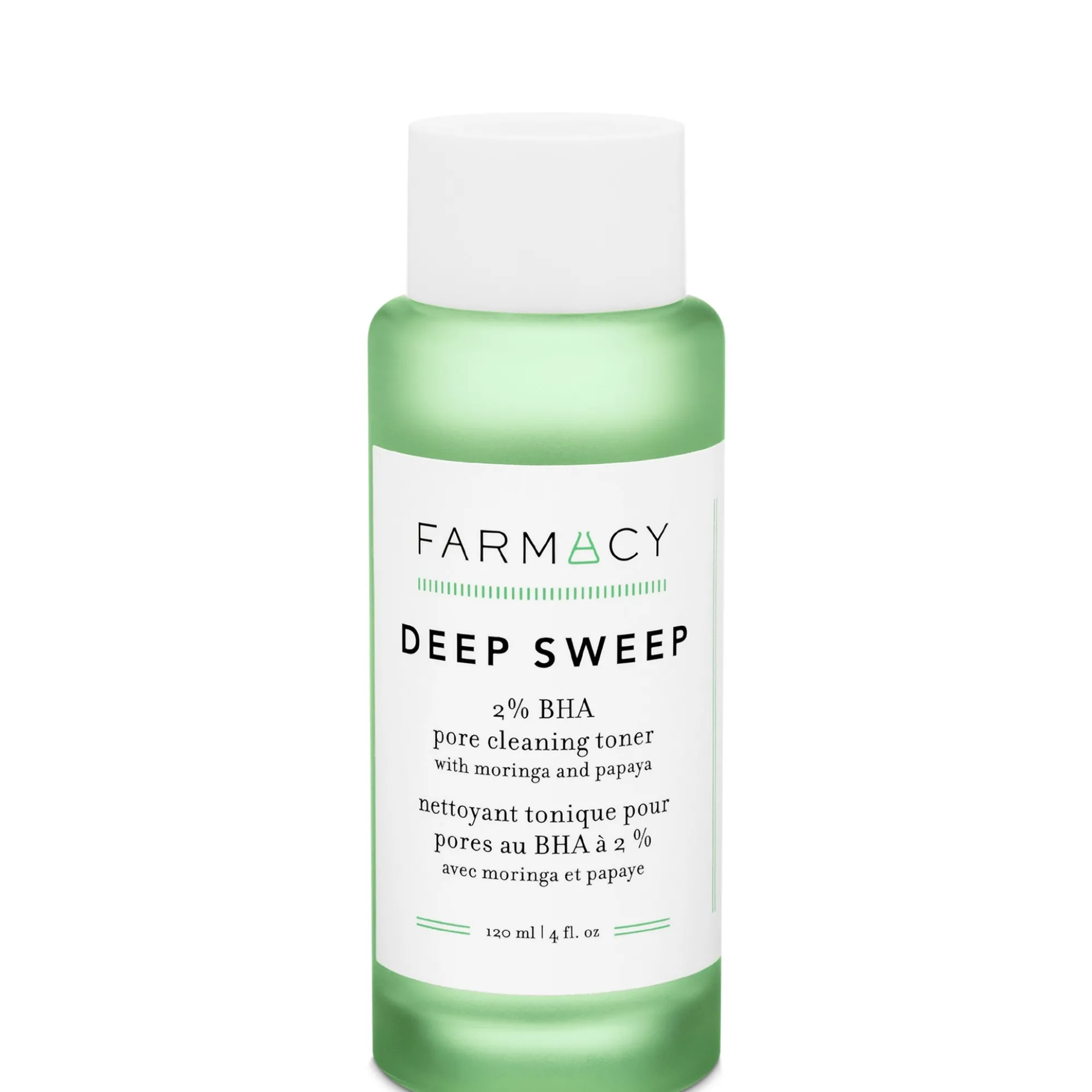 FARMACY Deep Sweep 2% BHA Pore Cleaning Toner with Moringa and Papaya - 120ml