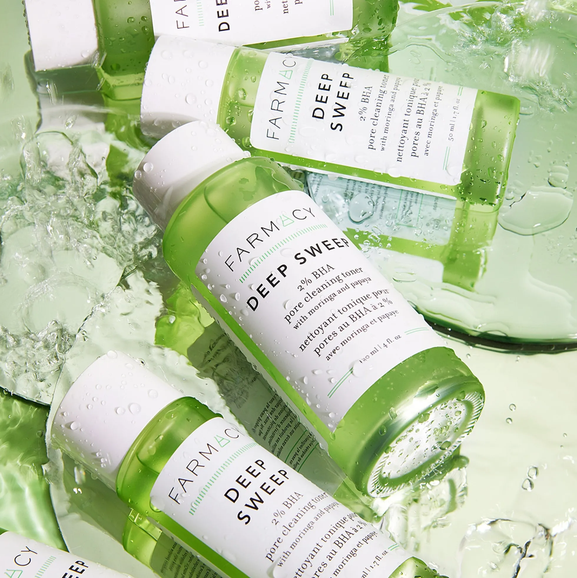 FARMACY Deep Sweep 2% BHA Pore Cleaning Toner with Moringa and Papaya - 120ml