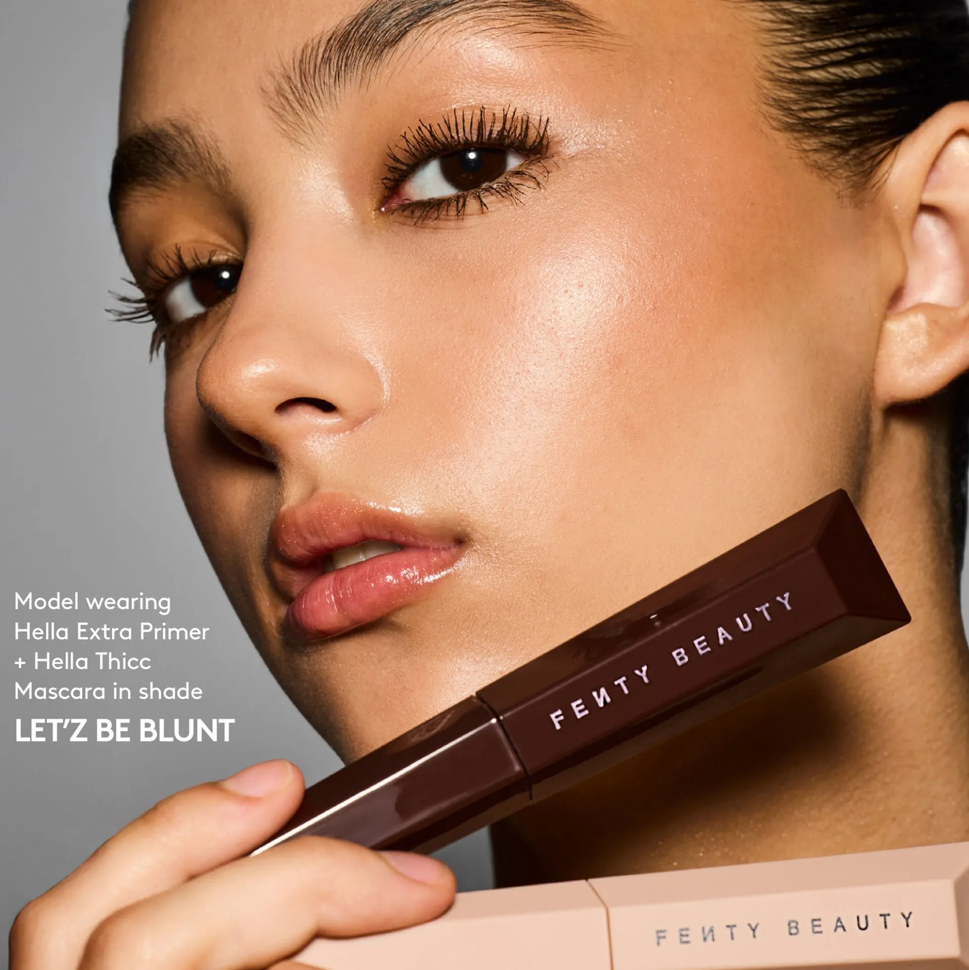Fenty Beauty Hella Thicc Volumising Brown Mascara - Let'z Be Blunt 10ml