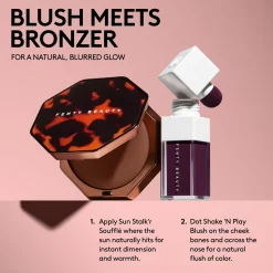 Fenty Beauty Sun Stalk'R Soufflé Pressed Mousse Cream Bronzer 15g (Various Shades)
