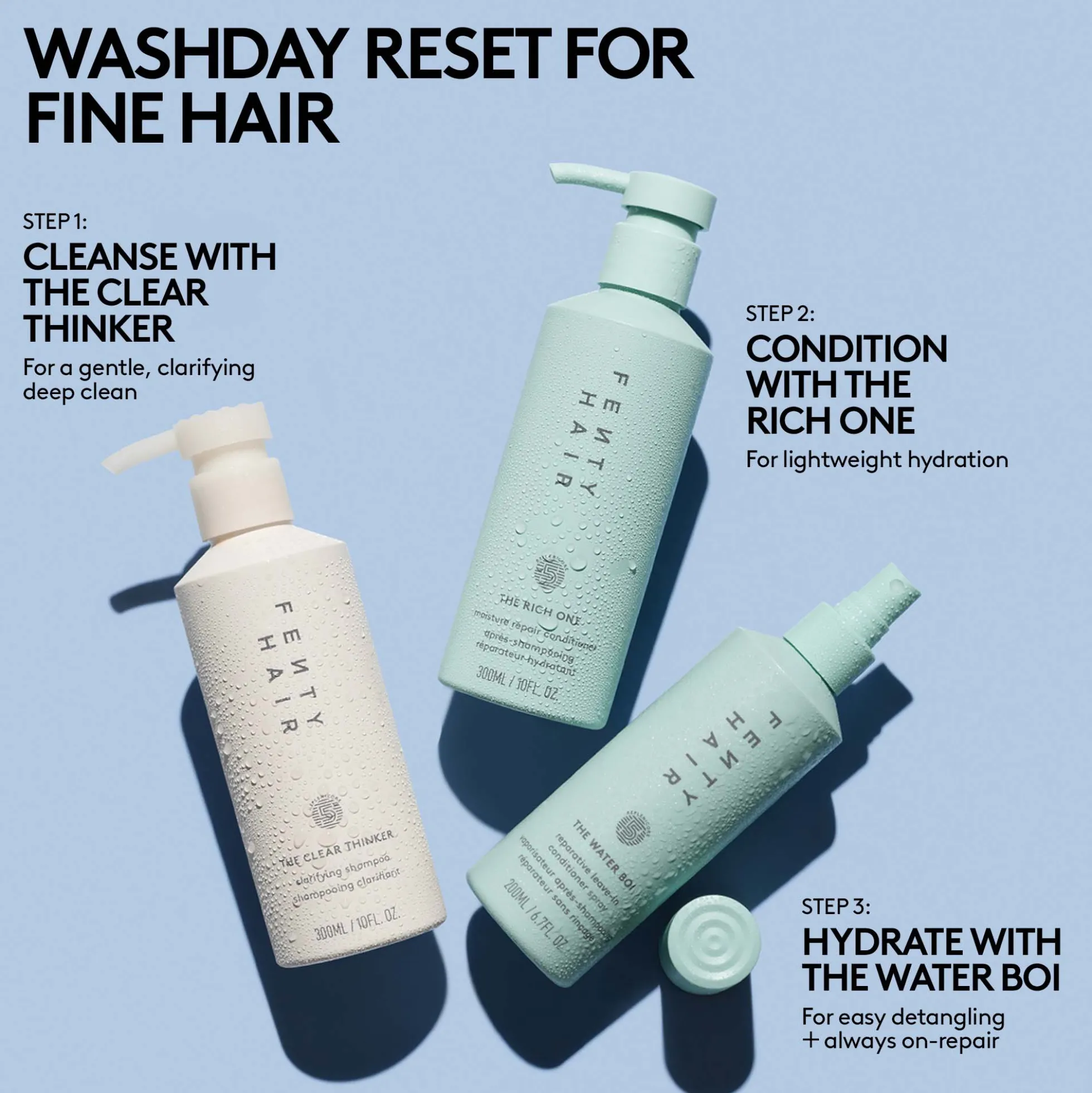 Fenty Hair The Clear Thinker Clarifying Shampoo 300ml