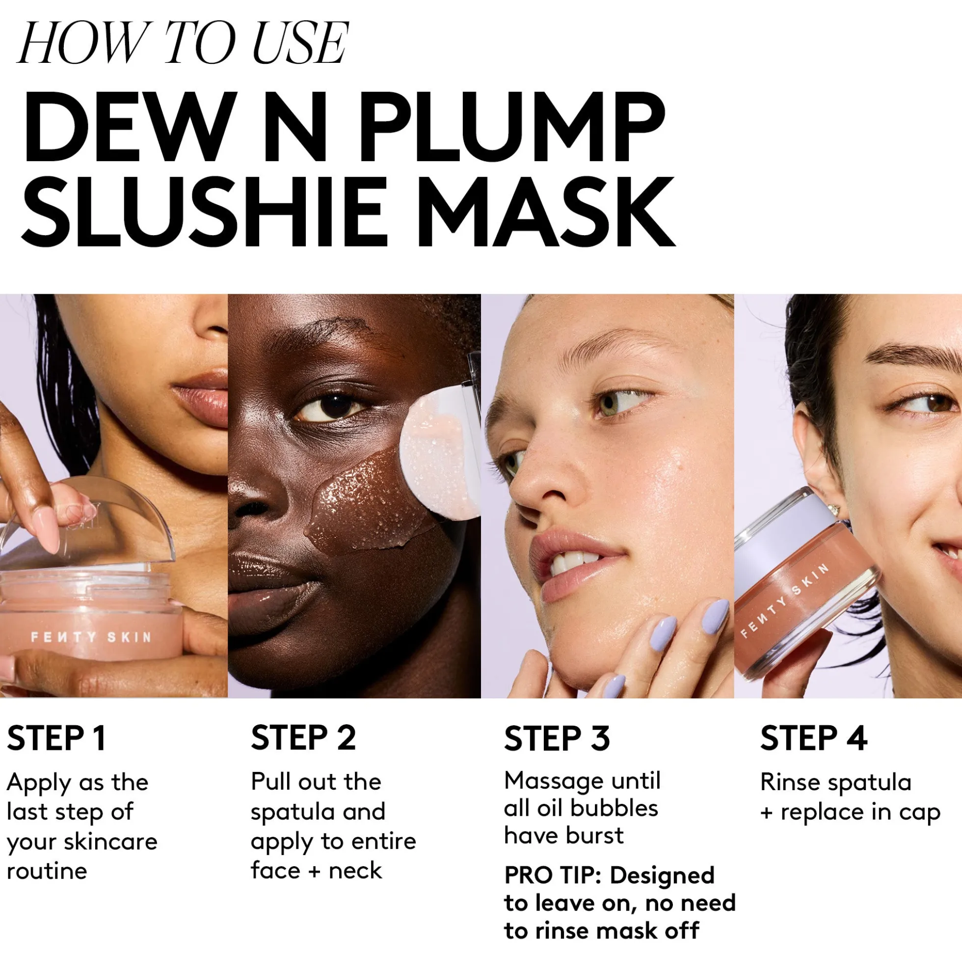 Fenty Skin Dew N Plump Hydrating Slushie Face Mask, 75g