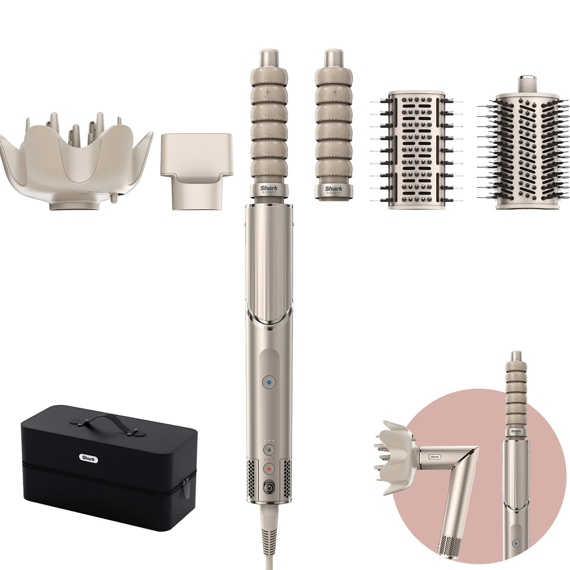 FlexStyle 5-in-1 Air Styler & Hair Dryer with Storage Case