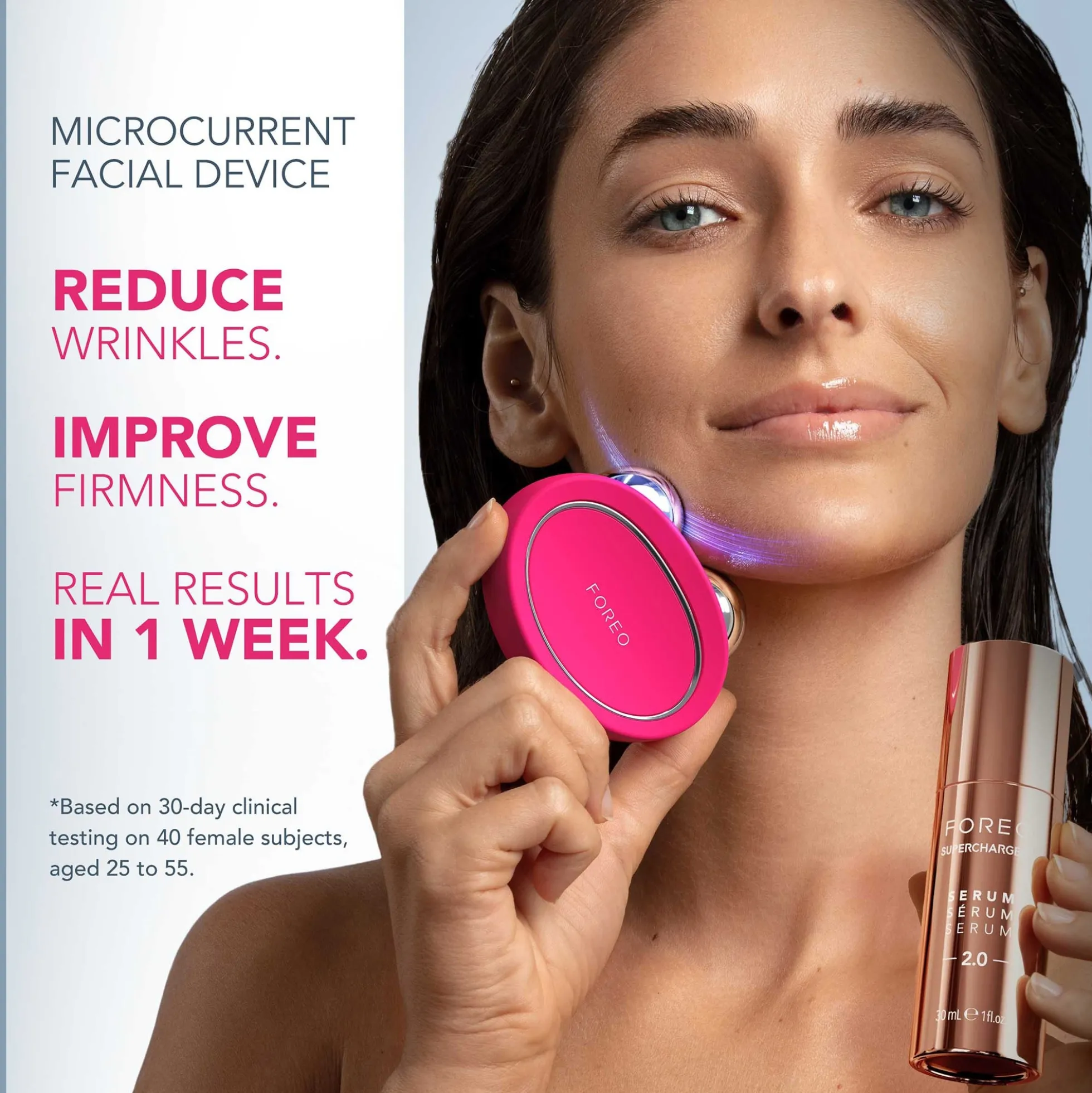 FOREO BEAR 2 Facial Toning Device - Fuchsia