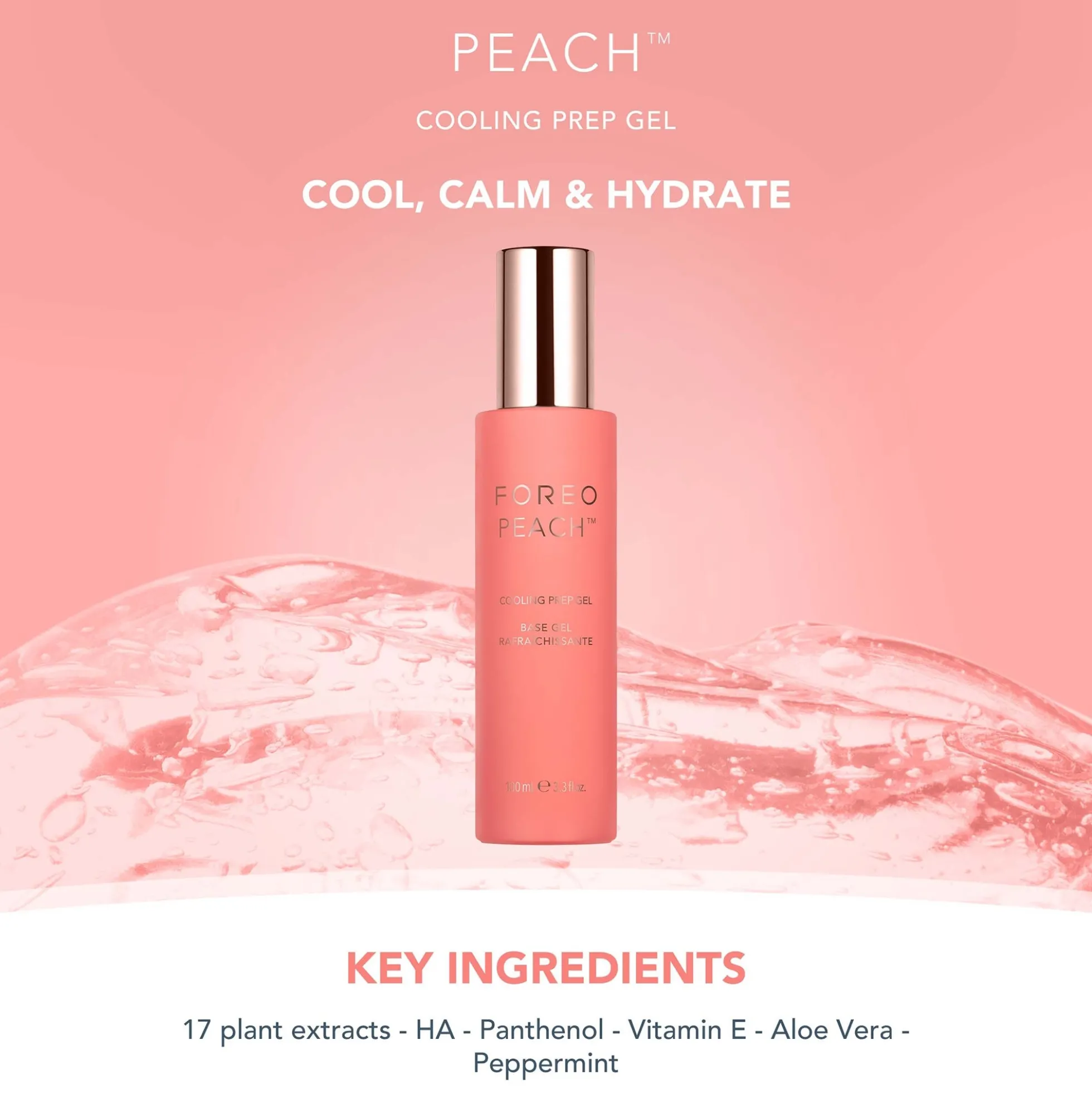 FOREO PEACH Cooling Prep Gel 100ml