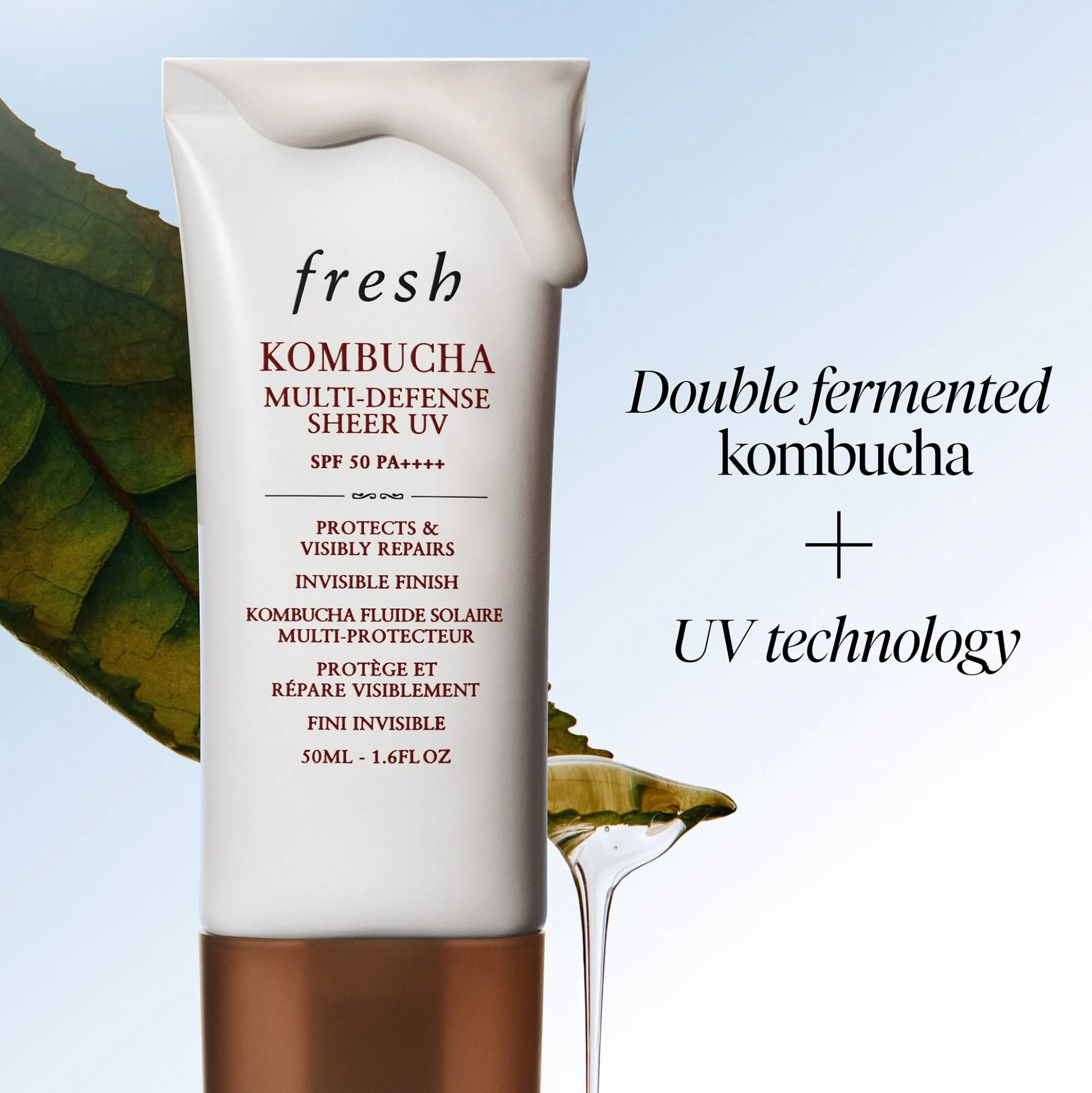 Fresh Kombucha Multi-Defense Sheer UV SPF PA50++++ 50ml