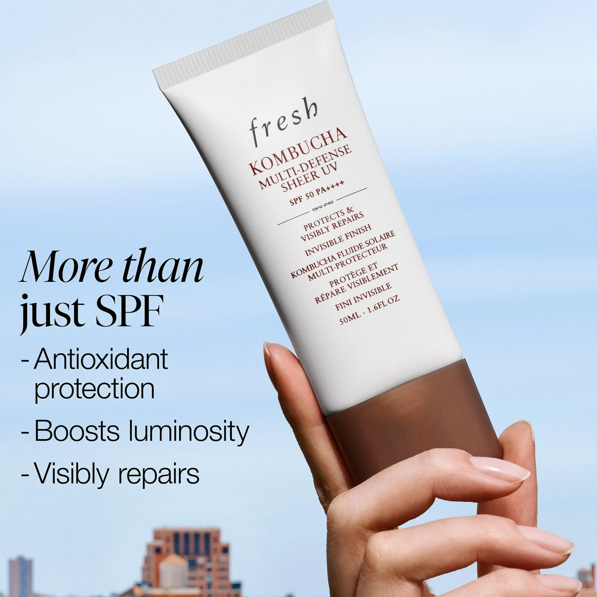 Fresh Kombucha Multi-Defense Sheer UV SPF PA50++++ 50ml