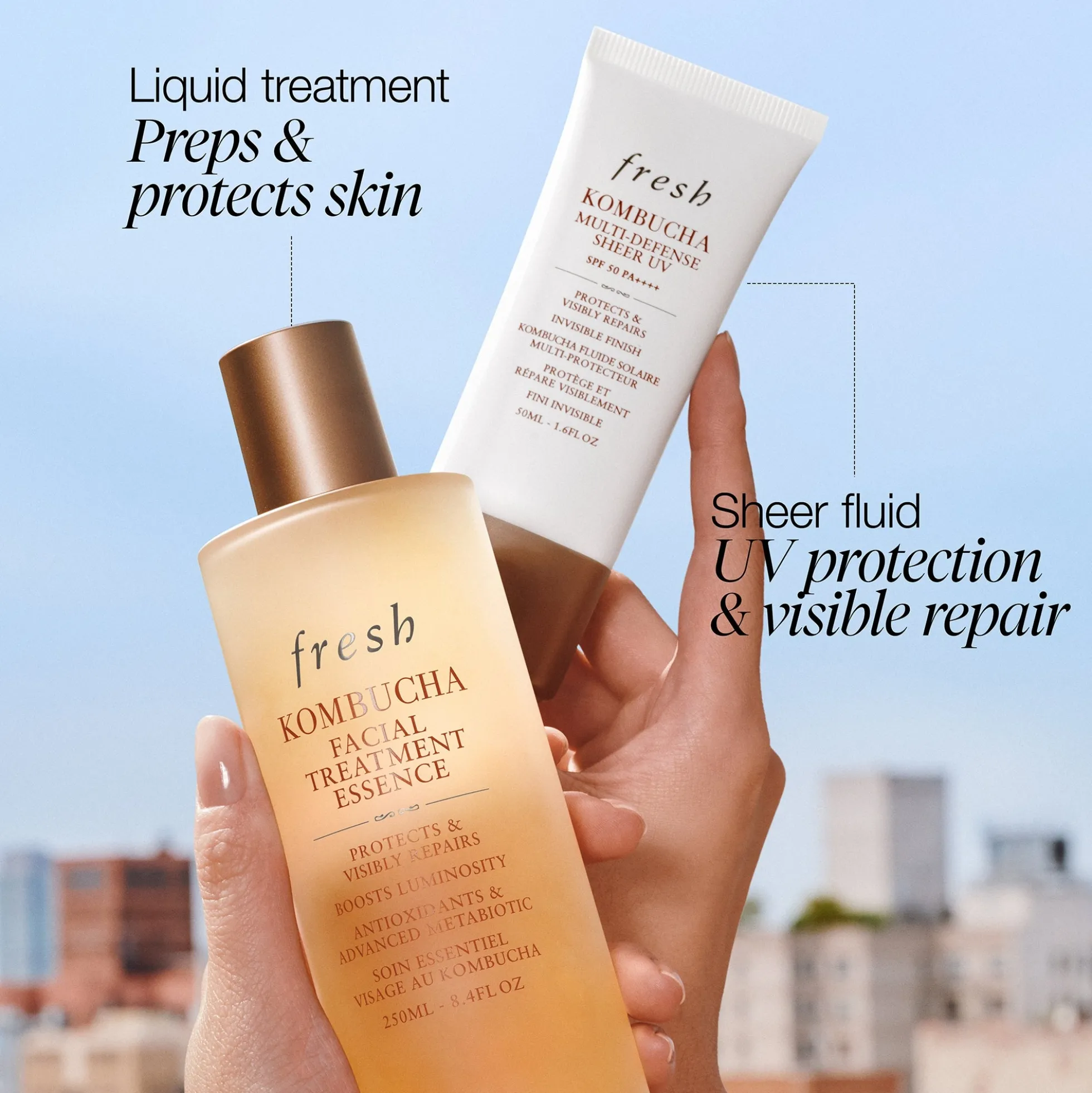 Fresh Kombucha Multi-Defense Sheer UV SPF PA50++++ 50ml
