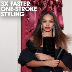 ghd Chronos Max styler gift set with paddle brush and styler bag