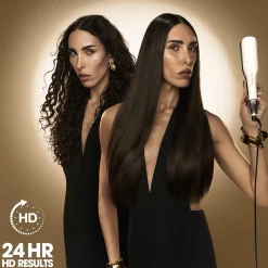 ghd Chronos Max Wide Plate Hair Straightener White