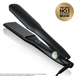 ghd Max Wide Plate Hair Straightener - Black
