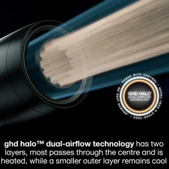 ghd speed hairdryer silver white
