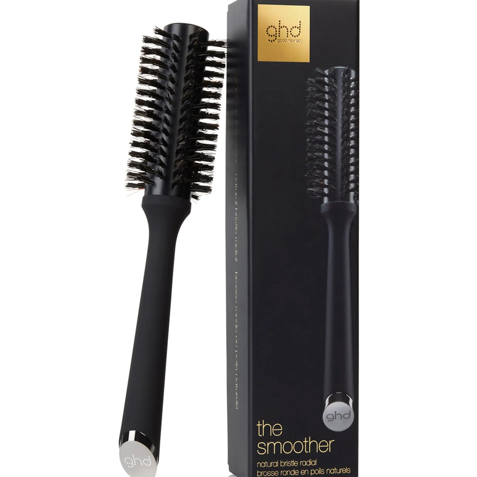 ghd The Smoother Natural Bristle Radial Hair Brush 35mm