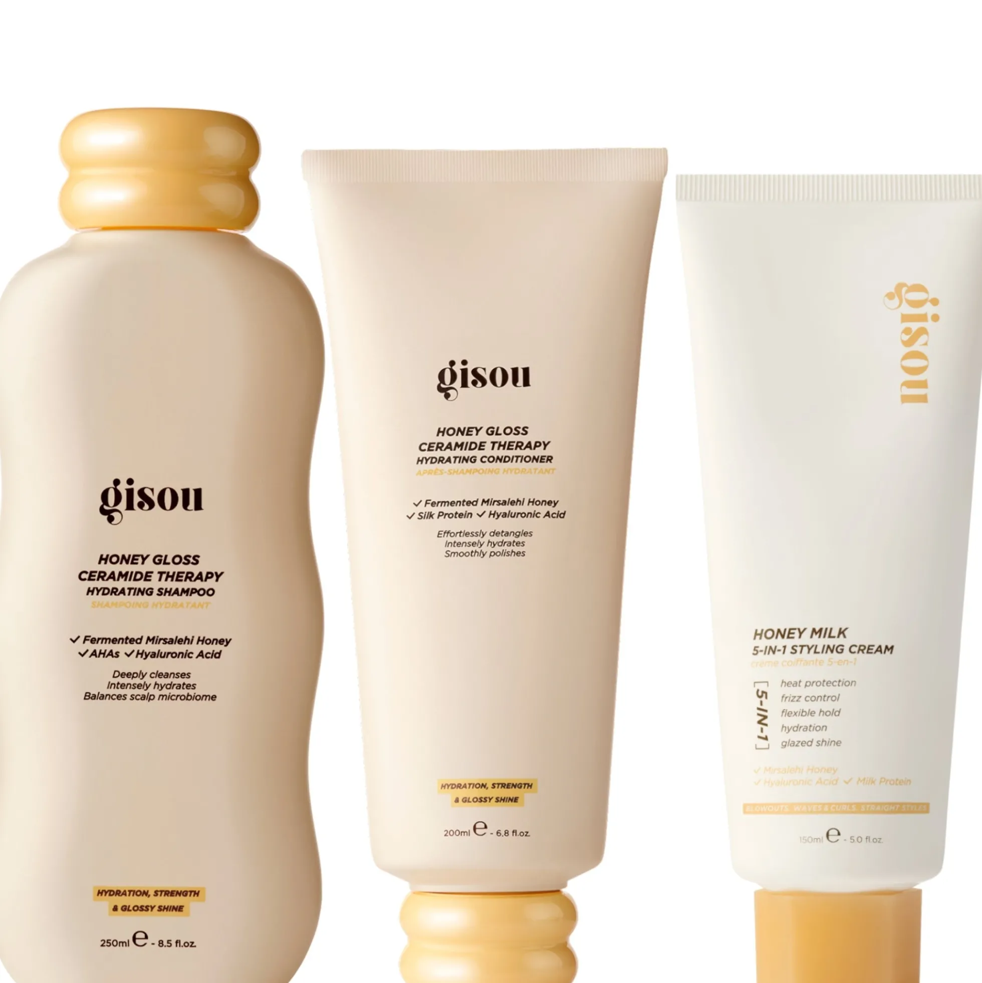 Gisou Glow Dry Trio