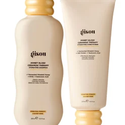 Gisou Honey Gloss Ceramide Cleanse Shampoo + Conditioner