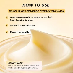 Gisou Honey Gloss Ceramide Therapy Hair Mask 75ml