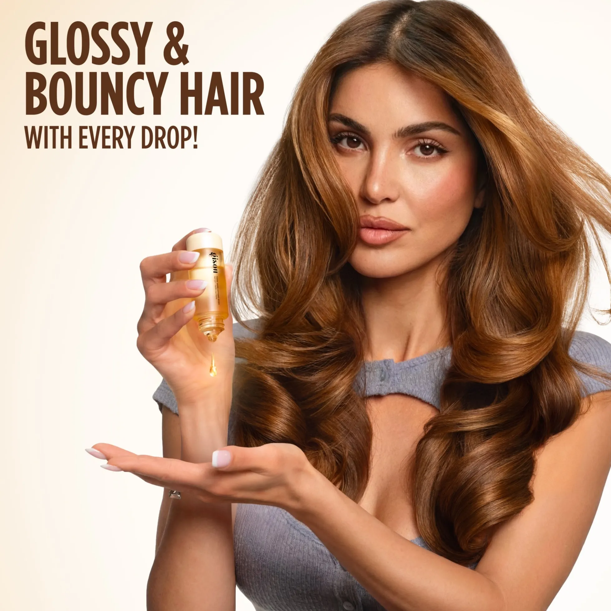 Gisou Honey Gloss Collagen Drops Hair Oil 20ml