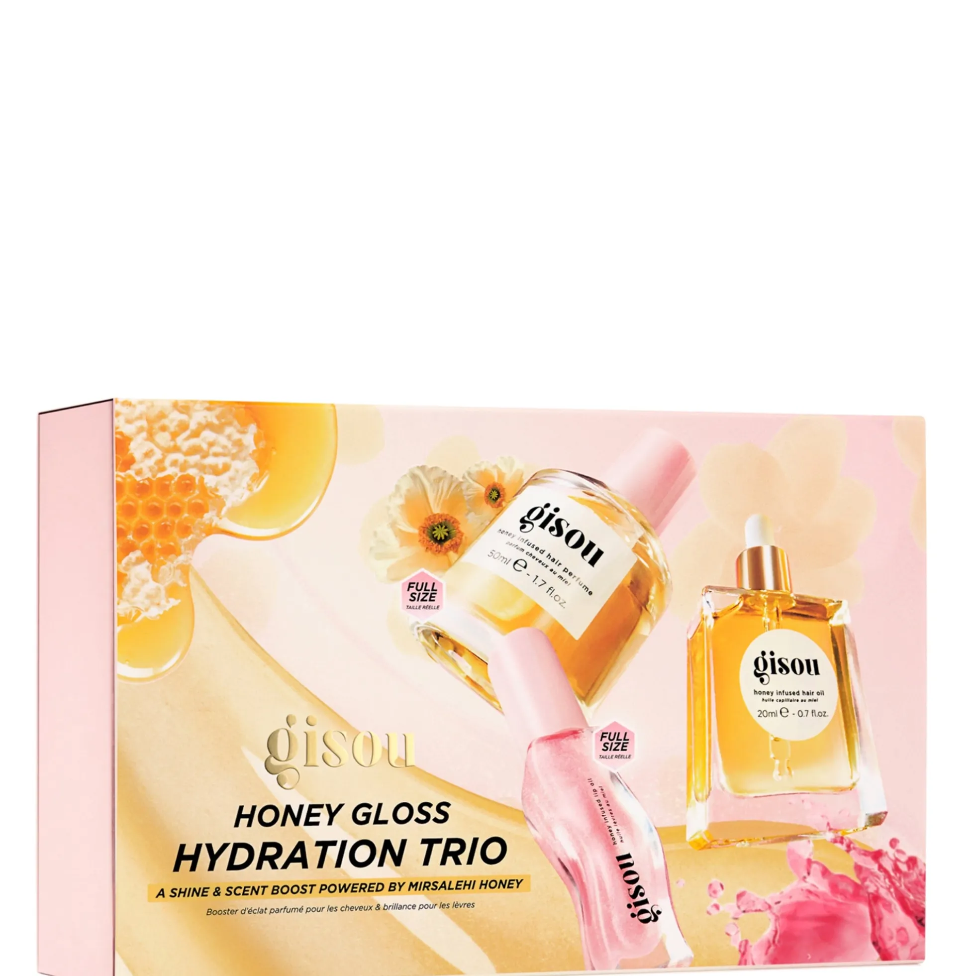 Gisou Honey Gloss Hydration Trio Worth £77