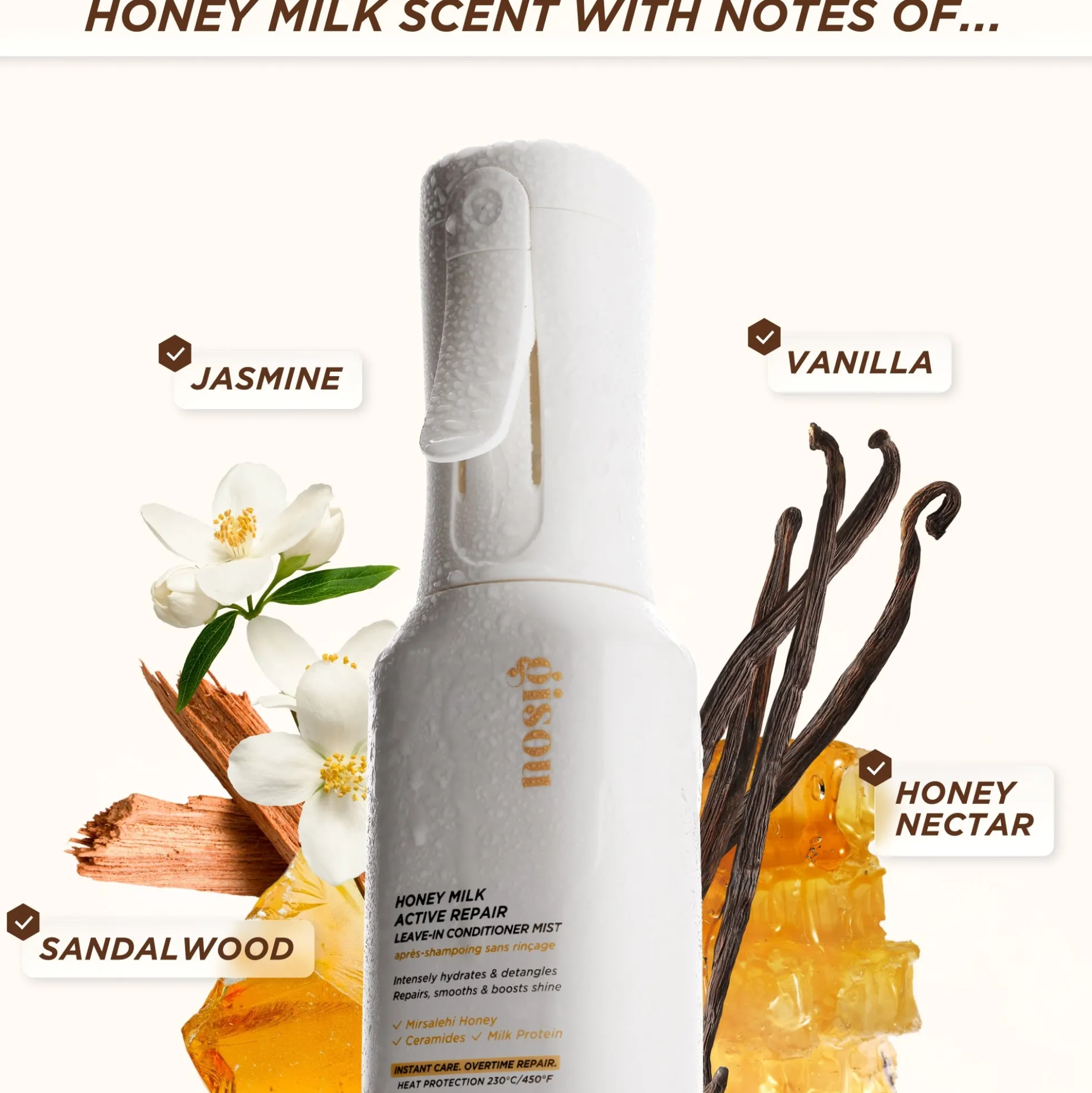 Gisou Honey Milk Active Repair Leave-In Conditioner Mist 150ml