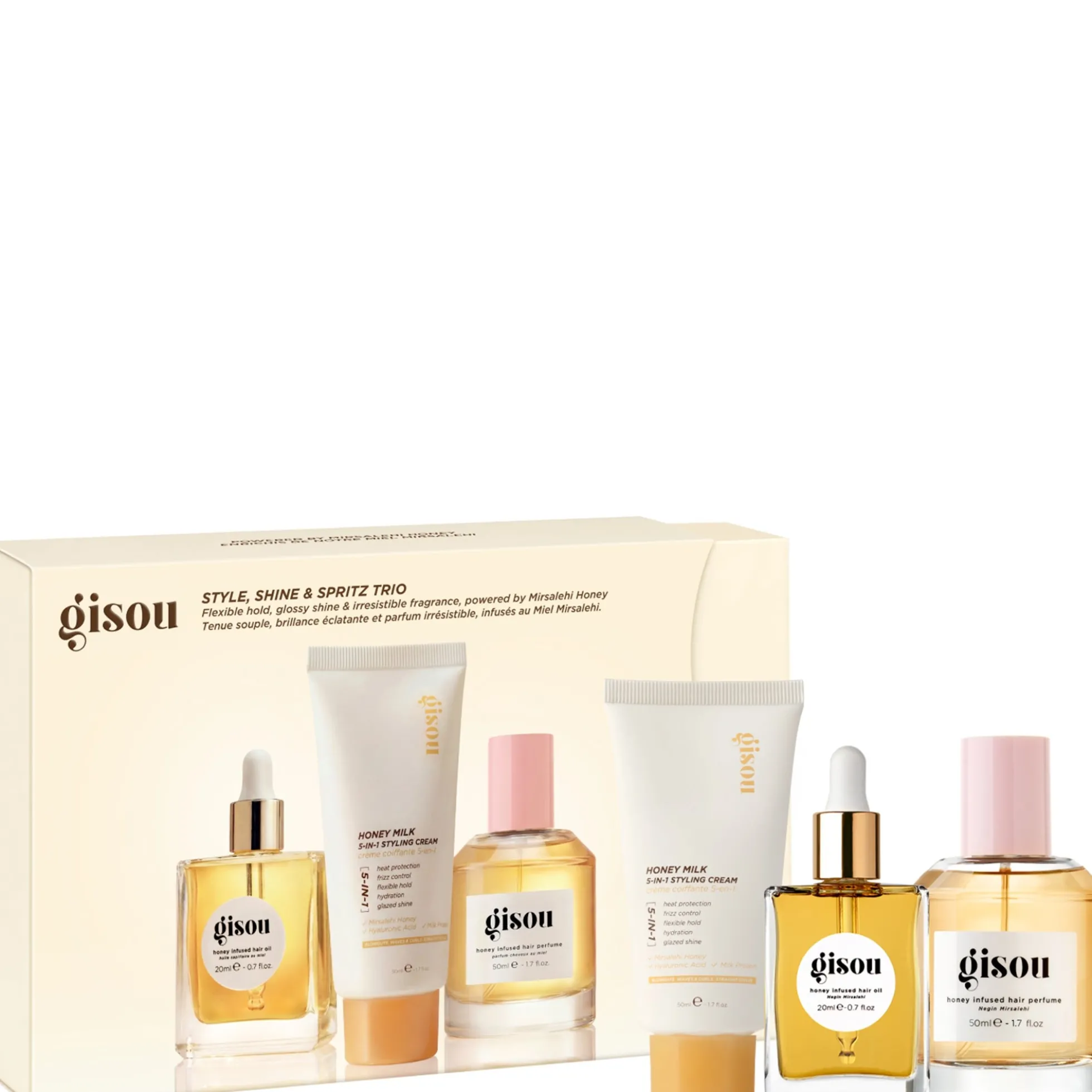 Gisou Style, Shine & Spritz Trio (Worth £68)