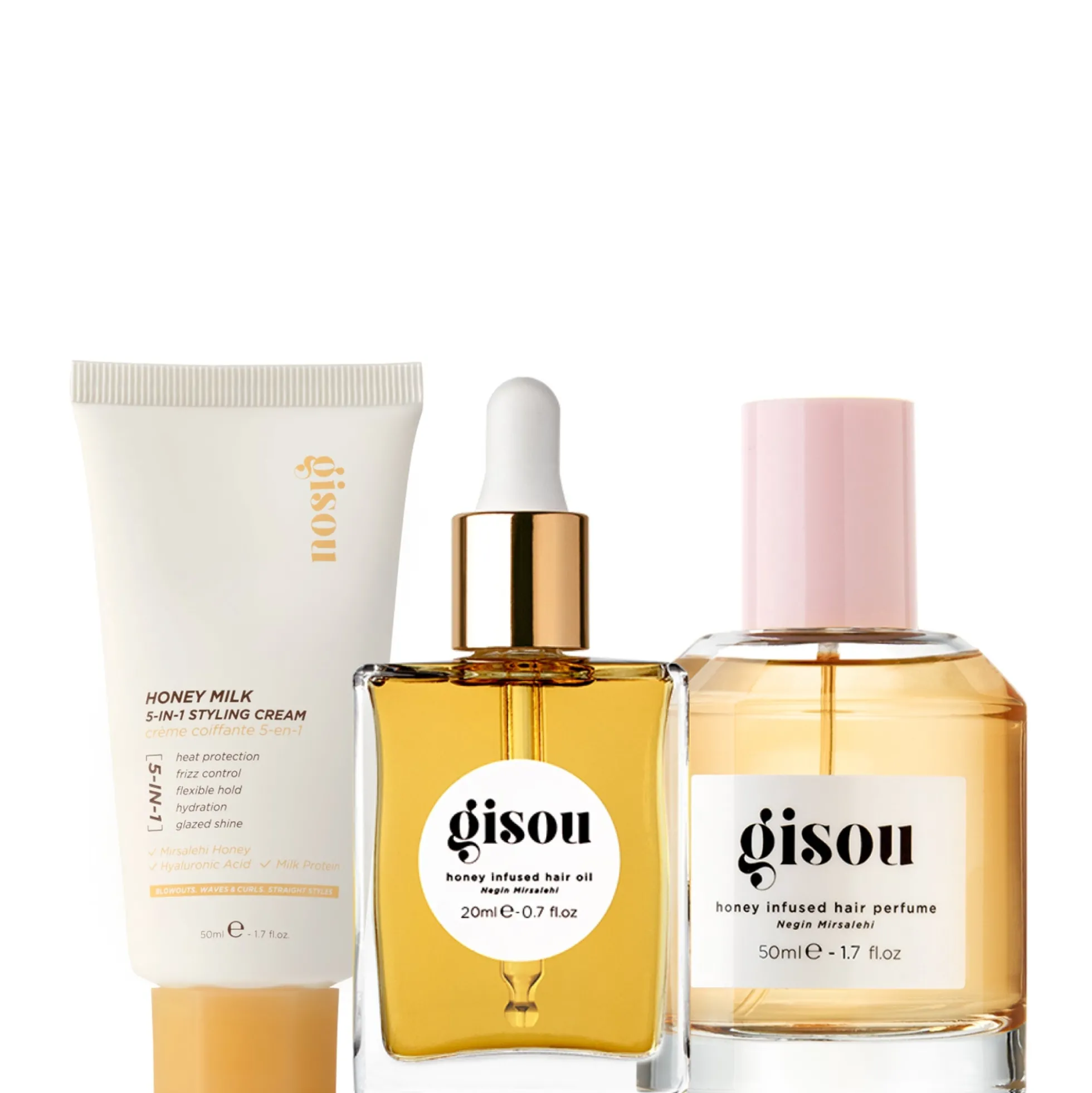 Gisou Style, Shine & Spritz Trio (Worth £68)