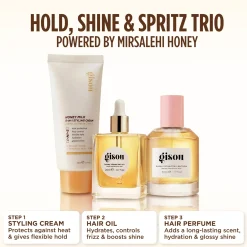 Gisou Style, Shine & Spritz Trio (Worth £68)