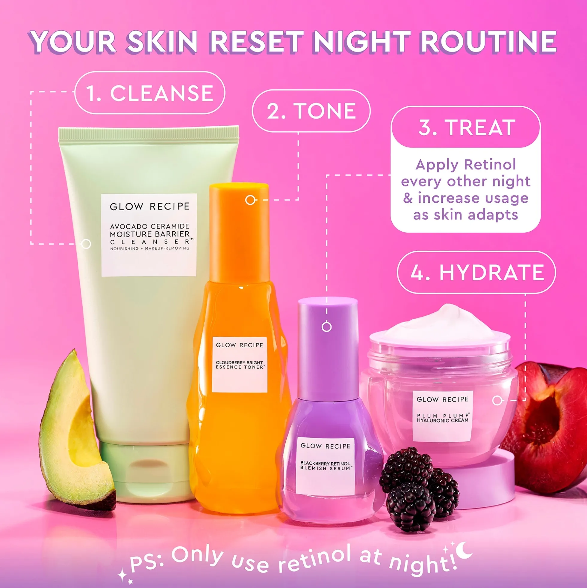 Glow Recipe Blackberry Retinol Blemish Serum 30ml