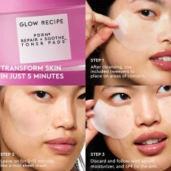 Glow Recipe PDRN Repair + Soothe Toner Pads