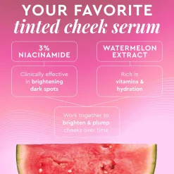 Glow Recipe Watermelon Glow Niacinamide Dewy Flush - Brightening Serum Blush - Cherry