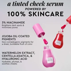 Glow Recipe Watermelon Glow Niacinamide Dewy Flush - Brightening Serum Blush - Cherry