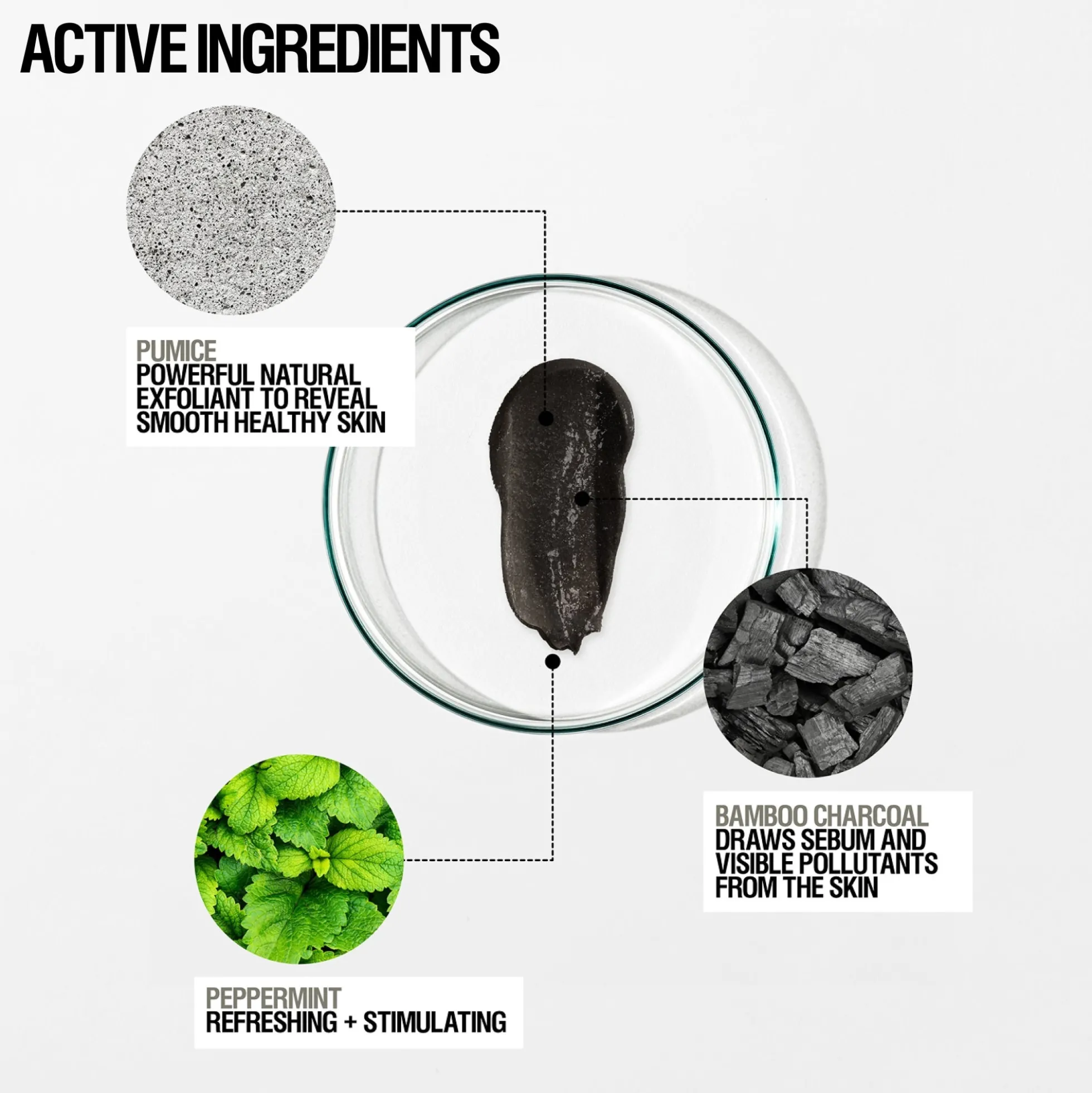 Grown Alchemist Smoothing Body Exfoliant Bamboo Charcoal, Pumice + Peppermint 170ml