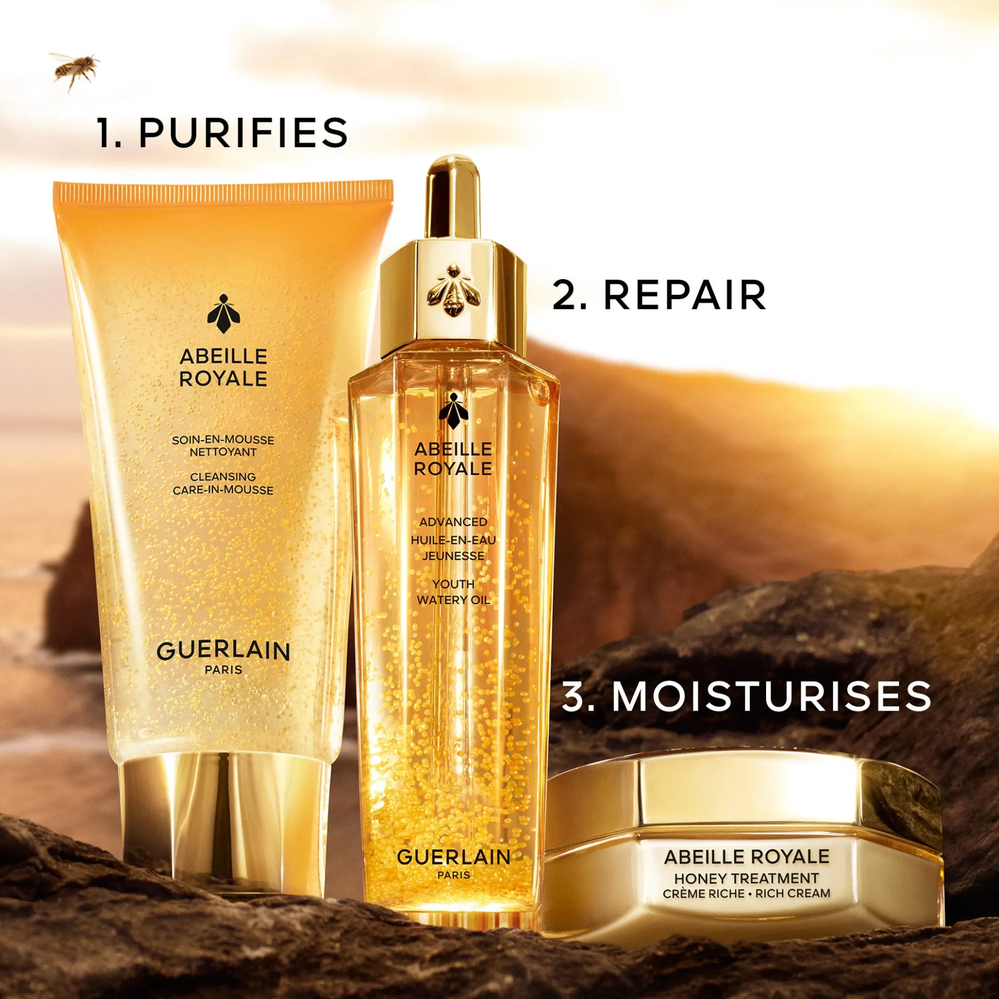GUERLAIN Abeille Royale Cleansing Care-In-Mousse 175ml
