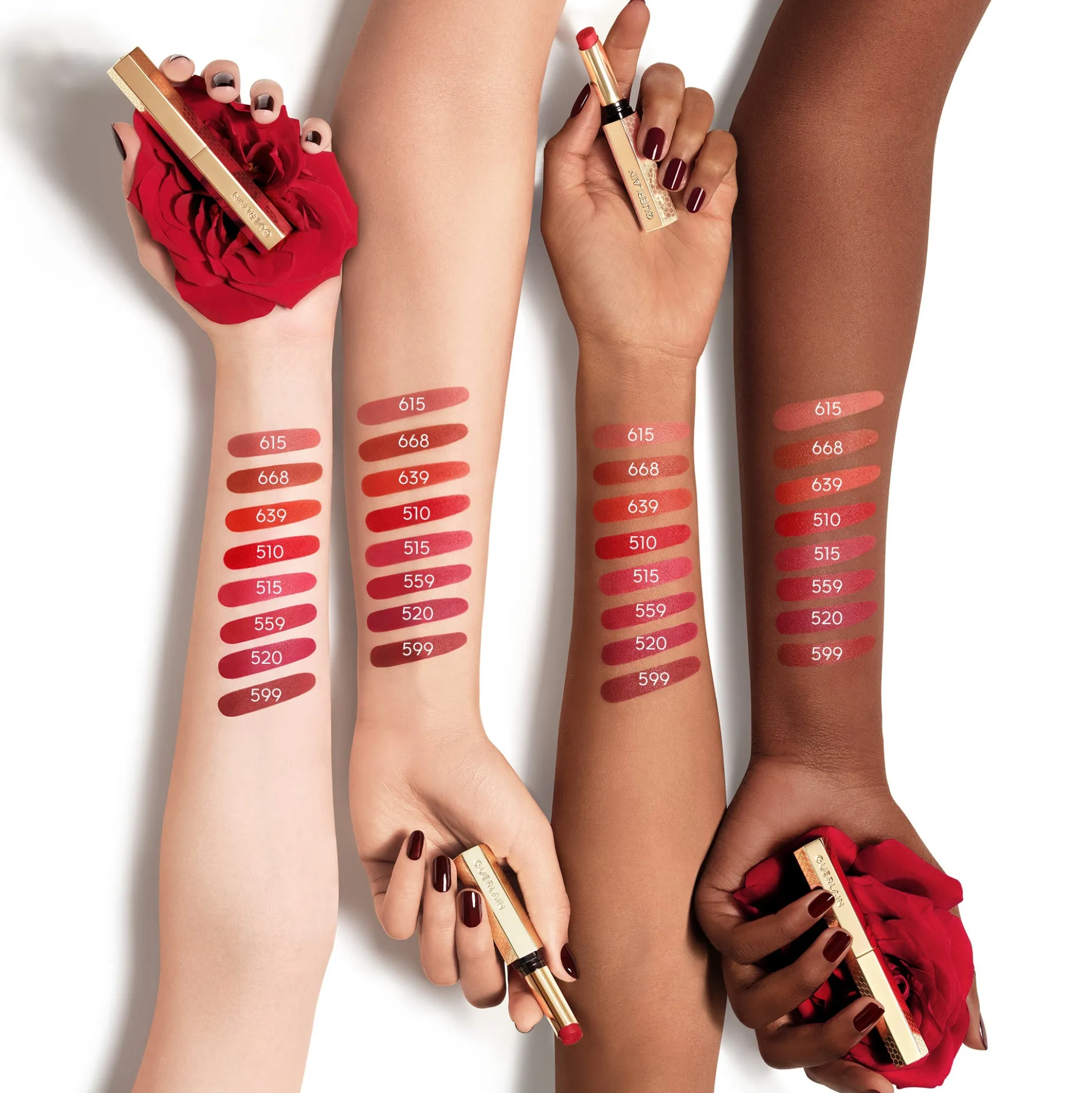 GUERLAIN Kisskiss Honey-Infused Intense Lipstick (Various Shades)