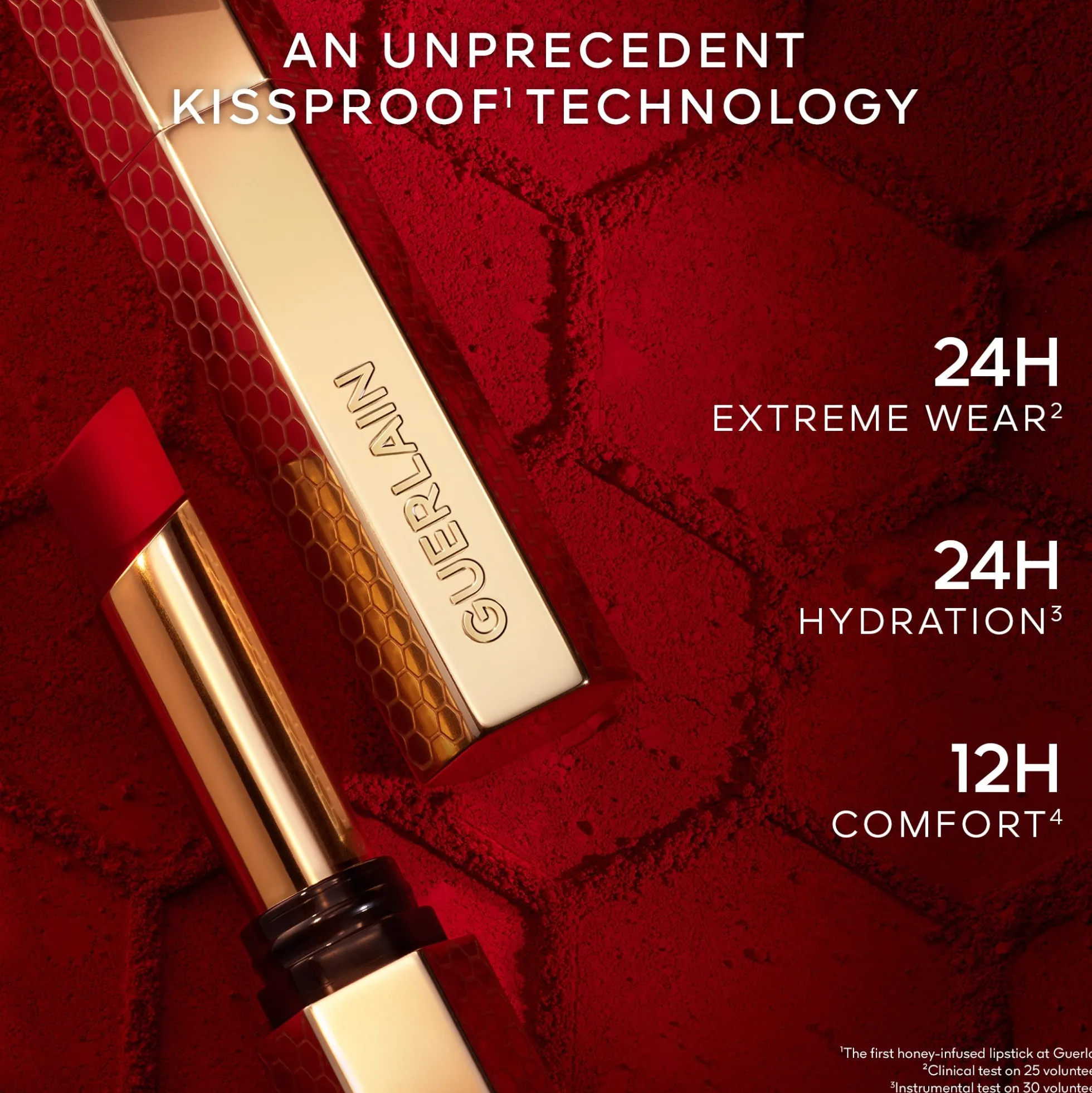 GUERLAIN Kisskiss Honey-Infused Intense Lipstick (Various Shades)
