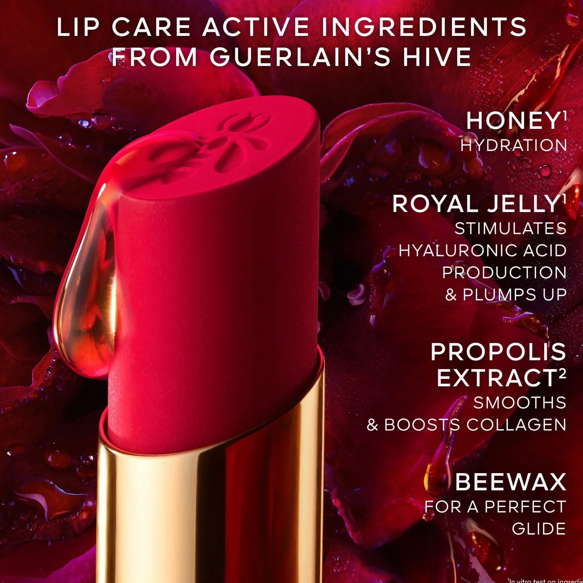 GUERLAIN Kisskiss Honey-Infused Intense Lipstick (Various Shades)