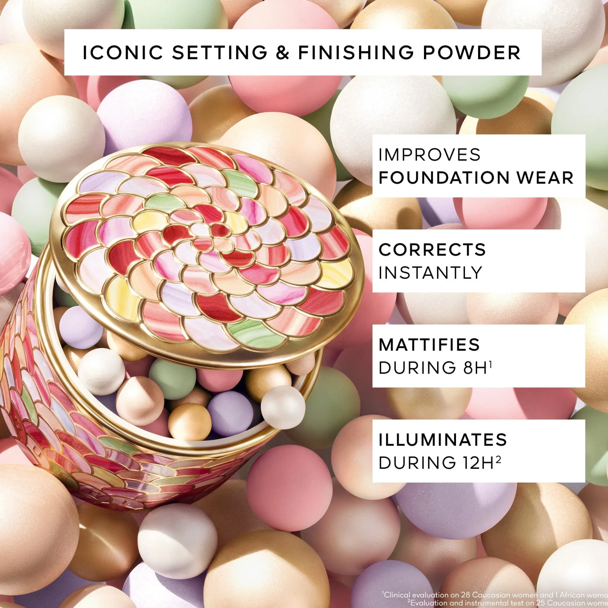 GUERLAIN Météorites Light-Revealing Pearls of Powder 25g (Various Shades)