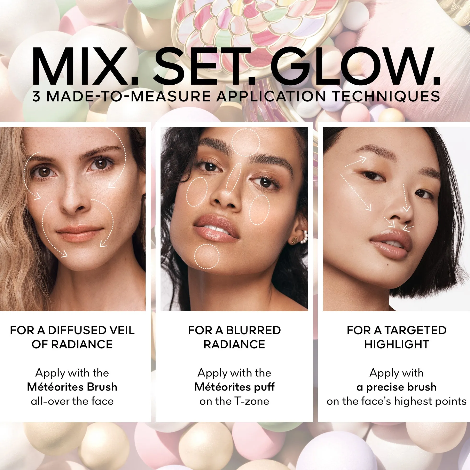 GUERLAIN Météorites Light-Revealing Pearls of Powder 25g (Various Shades)
