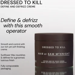 Hair by Sam McKnight Dressed to Kill Define and Defrizz Cream 50ml