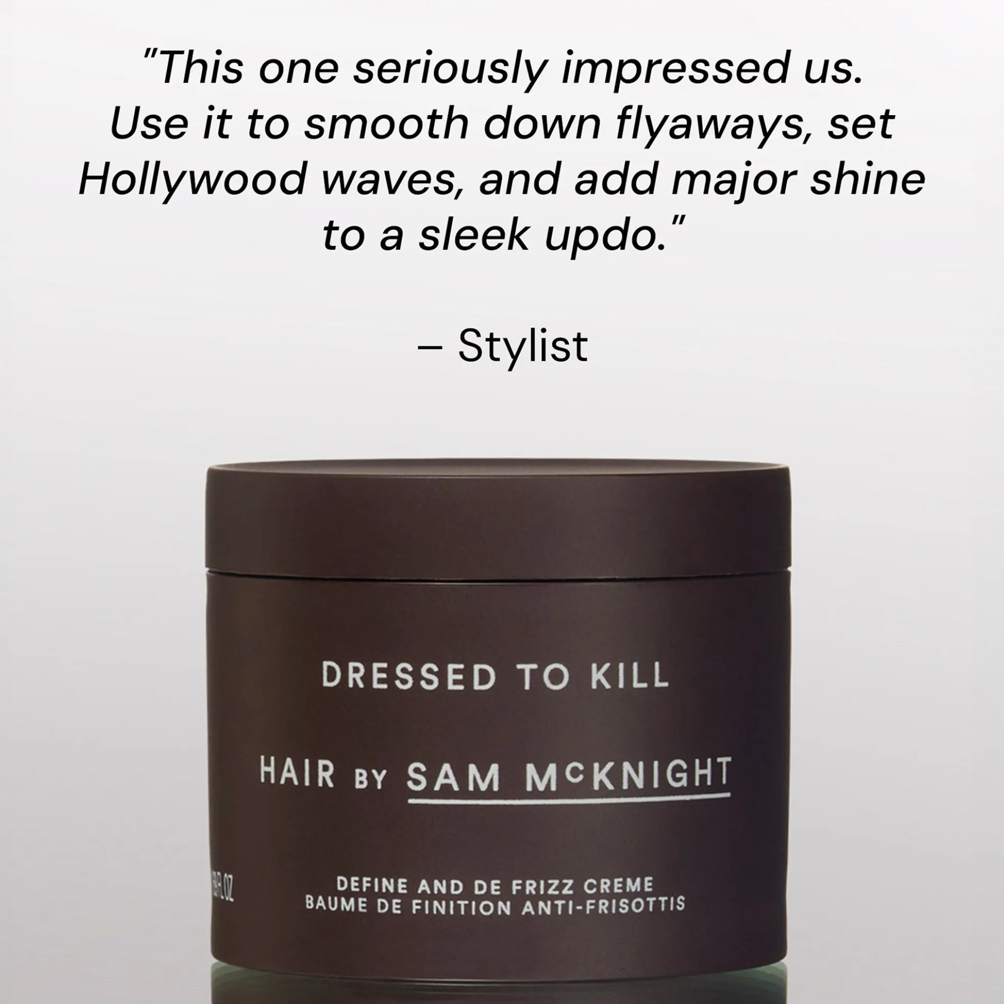 Hair by Sam McKnight Dressed to Kill Define and Defrizz Cream 50ml