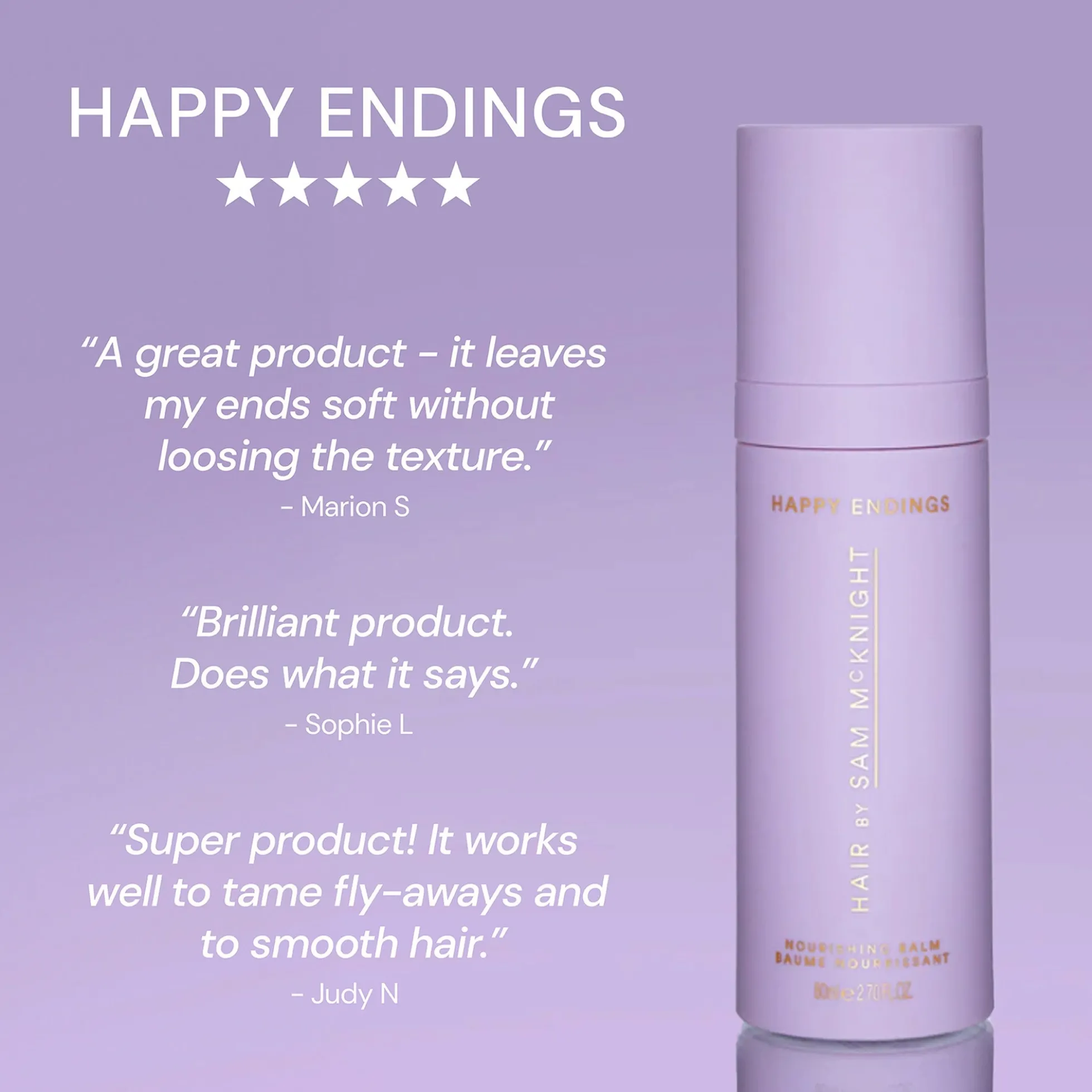 Hair By Sam McKnight Happy Endings Nourishing Balm 80ml