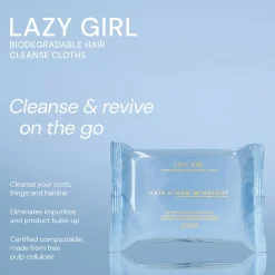 Hair By Sam McKnight Lazy Girl Biodegradable Hair Cleanse Cloths (20 Wipes)